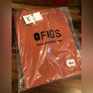 Figs scrubs top Rafaela Small in Terracotta